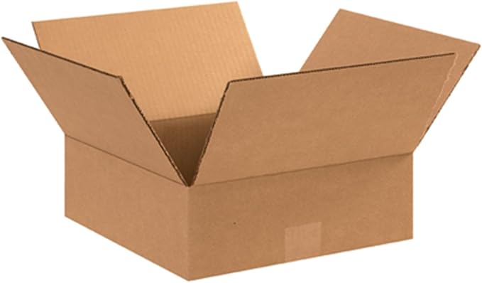 Secure Seal - 10x10x4 Pack of 25 Corrugated Cardboard Packing Shipping Mailing Moving Carton Boxes