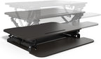 Union & Scale Staples Flexfit 35-inch Adjustable Desk Riser, Black, 2/Pack (UN50710-CCVS)