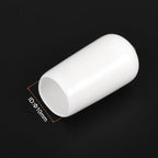 uxcell 20pcs Rubber End Caps 10mm ID Vinyl Round End Cap Cover Screw Thread Protectors White