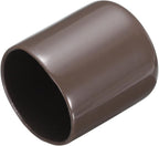 uxcell 20pcs Rubber End Caps 22mm ID Vinyl Round Tube Bolt Cap Cover Screw Thread Protectors Brown
