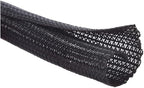 10ft-1/2 Braided Cable Management Sleeve Wire Protector, Suitable for TV/Computer/Home Theater/Machine Equipment Cable Management. (Black, 1/2"-10ft)