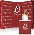 Curved Pop Up Displays 7.5 x 10 FT Trade Show Backdrop Display Custom Banner Tradeshow Booth Tension Fabric Pop Up Backdrop for Business/Campuses/Weddings/Corporate