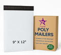 7STAR 9x12 Poly Mailers – Self-Sealing Shipping Envelopes, Tear-Resistant Waterproof Mailing Bags, 2.75 Mil Thick – Available in 1000 or 2000 Count (White, 9" x 12", 1000, Count, 1)
