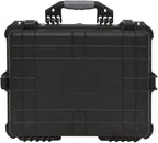 PP Portable Flight Case, Lockable Tool Box for Transportation Travelling, Protective Equipment Case, 21.7"x16.9"x8.3", -284