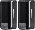 Wall Mounted Soap Dispenser with Large 34 oz. Capacity (2-Pack) - Black Commercial Hand Soap Dispensers or Hand Sanitizer Wall Mount Units That Hold 25 pct More Than Other Brands - ADA Compliant