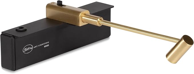 Situ Lighting: Cordless and Rechargeable LED Art and Picture Light - Rechargeable Micro Series - Brass - 3000K - USA Made