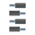 Kado Wall Mount Spacer Adapter Set for Desktop/Portable Monitor, 8pcs M4x14mm Hex Stainless Steel Standoff Spacer Screw Nut Bolt Motherboard Prototyping Accessories for PCB, Computer & Circuit Board