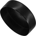 uxcell 4pcs Rubber End Caps 200mm ID Vinyl Round End Cap Cover Screw Thread Protectors Black, 50mm Height