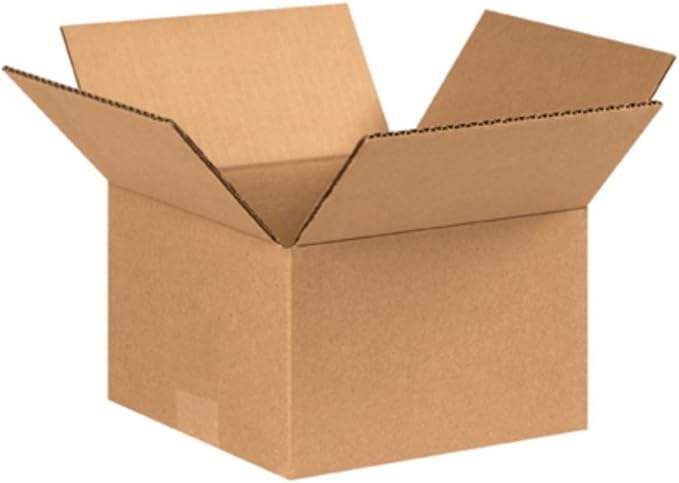 Secure Seal - 9x9x5 Pack of 100 Corrugated Cardboard Packing Shipping Mailing Moving Carton Boxes
