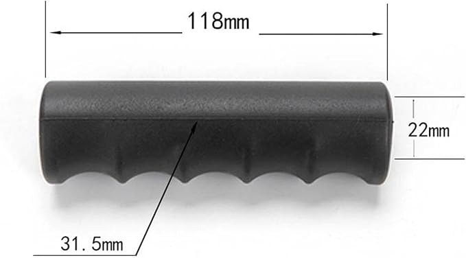 2 Pieces Garden Wheelbarrow Handles Handlebar Grips, Directly Replace, Anti Slip, Weatherproof Handle Wraps for Trolley Carts
