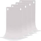 4PCS Drip Tray for Wall Mounted Dispenser, Prevent Dripping and Spraying, Dispenser Stand, Detergent Cup Holder (White)