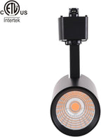 mirrea 16.5W Dimmable LED Track Lighting Heads Compatible with Single Circuit H Type Rail Ceiling Spotlight 90 CRI 24° Black Finish Pack of 6 (3000K Warm White)