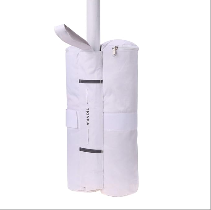Extra Large Canopy Weights Bag Leg Weight for Pop up Canopy Tent Gazebo Patio Instant Outdoor Sun Shelter,160LBS Tent Weight Sand Bags (4Pack White)