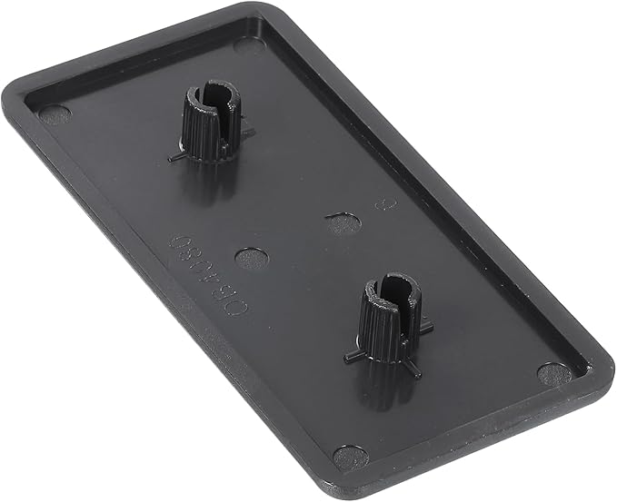 uxcell 10Pcs Extruded End Cap Nylon, 40x80mm T-Slot Aluminum Profile 4080 European Standard End Cap Extrusion Plug for Trolley, Fish Tank Rack, Storage Rack, Black