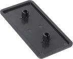 uxcell 10Pcs Extruded End Cap Nylon, 40x80mm T-Slot Aluminum Profile 4080 European Standard End Cap Extrusion Plug for Trolley, Fish Tank Rack, Storage Rack, Black