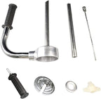 Stretch Film Dispenser Including Film Cutters - Holds 12'' - 20'' Shrink Wrap, Top Quality Stainless Steel, Tough, Durable, Pake Handling Tools (Dispenser Including Film Cutters)