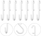 jojofuny 7Pcs Pegboard Hanging Hooks Shelf Storage Hooks for Supermarket Display for Kitchen Bedroom Workshop Organization