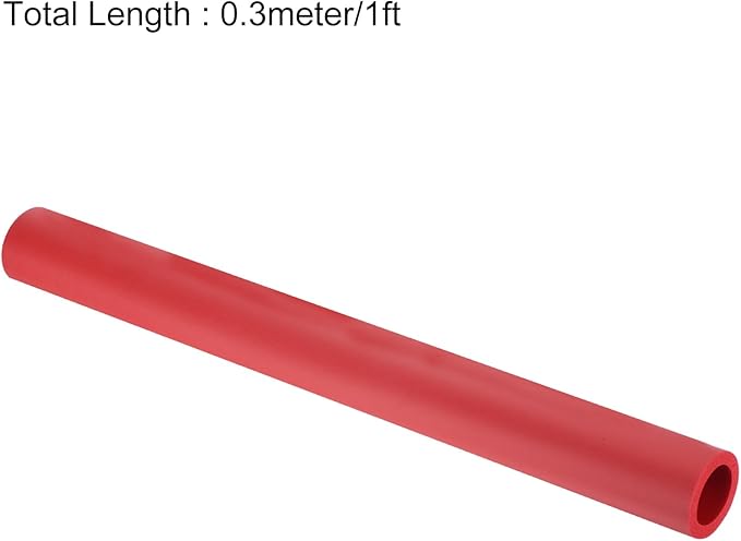 uxcell Foam Tubing for Handle Grip Support,22mm(7/8") ID 32mm(1 1/4") OD 0.3 Meter/1ft Length Red