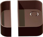 Door Sensor Cover Compatible with Ring (Color Matching), Snap-On Design for Ring 1st/2nd Gen Sensors, Strong Protective to Hide White Sensor, Upgrade Home Security Aesthetics - Brown