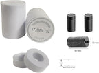 One-Line White Price Gun Labels- 8,000 White Blank Price and Date Gun Labels with 2 Ink Roll,Fits MX-5500 and LonXFan 1 Line Price and Date