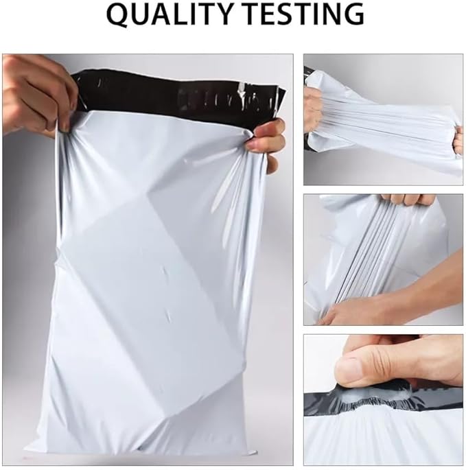 1000 12x15.5 Poly Mailers Bags Inch Premium Envelopes Shipping Bag, Self-Seal, Waterproof, Privacy Opaque, Mailing Packaging Bags