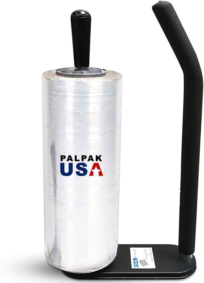 300 BACKSAVER - Best Selling Stretch Film Dispenser with Extended Handle, Industrial Strength for Packing Wrap, Holds 14"-20" Rolls with Adjustment Furniture, Boxes & Pallets (1 Pack)