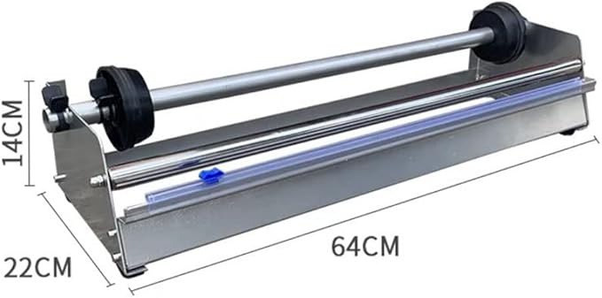 Table Stretch Film Dispenser Packing Machine, Hangable Stretch Film Wrapping Machine Manual Pallet Wrapper Packaging Tool Set for Various Film Within 19.7 inches (50 cm) Width
