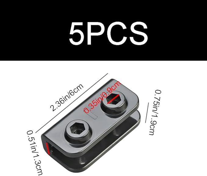 5 Pcs Rectangular Bracket Legs Pop Up Tent Legs Gazebo Replacement Connector Spare Parts for Pop Up Gazebo Tent Outdoor Furniture