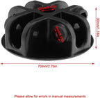 4-Way Roof Centre Bracket Connector, Canopy Tent Replacement Part, PA Material, Snap-Lock Design, for Pop-up Canopies, Outdoor Use