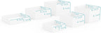 Buffet Risers, Food Risers for Buffet Table, Display Stand Shelf for Catering Dessert Collectibles Jewelry Figures Show, White Acrylic Cube Display Nesting Risers with Hollow Bottoms