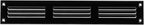 Repa Market 2-Pack Black Air Vent Cover 12" x 2" Inch (Outer Dimensions) - Steel Return Air Grilles - for Ceiling and Sidewall - HVAC - with Protection Screen (11.81" x 1.97" Inch)
