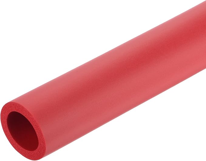 uxcell Foam Tubing for Handle Grip Support,22mm(7/8") ID 32mm(1 1/4") OD 0.3 Meter/1ft Length Red