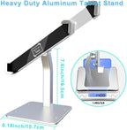 Anti-Theft Kiosk Desktop Stand for 7-11“ ipad Tablet, 360° Swivel Heavy Duty Aluminum Retail POS Business Tablet Mount with Security Lock, Compatible iPad 10th 9th 8th Gen iPad 10.9 10.2 9.7