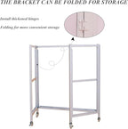 Folding Portable Promotion Counter Table - Pop Up Podium for Trade Shows, Events & Tastings, Commercial Display Booth Kiosk with Banner Stand(Size:80 * 40 * 80cm,Color:PVC Board)
