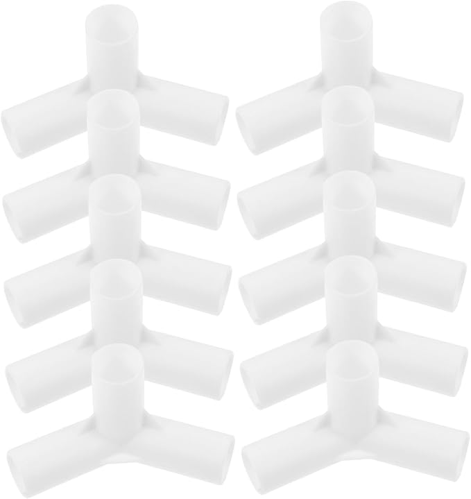 Three-Way Connector Tent Pole Fitting Kit 20pcs for Rooftop Festival Pop up Tents