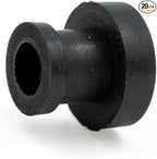 Rubber Grommets for 3/16" Cables for Metal Cable Railing Posts - Lot of 20