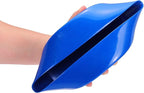 uxcell 4pcs Rubber End Caps 200mm(8 Inch) ID Vinyl Round End Cap Cover Screw Thread Protectors Blue, 50mm Height