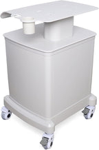 3 Drawers Salon Trolley Cart with Top Shelf, ABS Rolling Storage Cabinet Trolley w/Handle, 66lbs Capacity Mobile Utility Cart for Salon & Dental Clinic