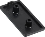 uxcell 6Pcs Extruded End Cap Nylon, 40x20mm T-Slot Aluminum Profile 2040 European Standard End Cap Extrusion Plug for Trolley, Fish Tank Rack, Storage Rack, Black