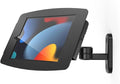 Compulocks iPad 10.2" Space Enclosure Swing Wall Mount Black iPad Wall Holder Versatile Display, Ideal for Office, Retail, and Commercial Use