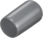uxcell 20pcs Rubber End Caps 7.5mm ID Vinyl Round Tube Bolt Cap Cover Thread Protectors Dark Grey