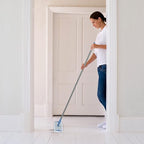 18'' Microfiber Mop for Floor Deep Cleaning, Extendable Long Handle with Aluminum Plate, Wet Mopping and Dry Dusting Chenille Pads Included Great for Hardwood, Laminate, Vinyl, Tile Cleaning