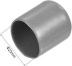 uxcell 10pcs Rubber End Caps 23mm ID Vinyl Round End Cap Cover Screw Thread Protector Light Grey