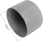 uxcell 10pcs Rubber End Caps 65mm(2.6 Inch) ID Vinyl Round End Cap Cover Screw Thread Protector Light Grey