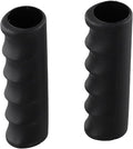 2Pcs Rubber Handle Cover Wheelbarrow Rubber Non-Slip Ergonomic Weatherproof Round Handle Grip Covers For Garden Carts(118 x 28mm)