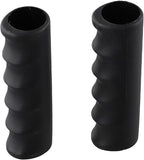 2Pcs Rubber Handle Cover Wheelbarrow Rubber Non-Slip Ergonomic Weatherproof Round Handle Grip Covers For Garden Carts(118 x 28mm)