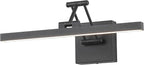 Hard-Wired Picture Light Dimmable LED Picture Lights for Paintings 15.7" Inch Black Metal Body Wall Pictures with Adjustable Swing Arm Art Display Lamps 7W 3000K Warm White Book Light