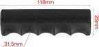 2Pcs Rubber Handle Cover Wheelbarrow Rubber Non-Slip Ergonomic Weatherproof Round Handle Grip Covers For Garden Carts(118 x 25mm)