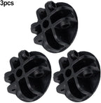 Tent Plastic Top Cover, Pop-up Canopy Connector, 4-Way Center Bracket Connector Black Gazebo Accessories, Tent Cooling Tent Plastic Accessories(3pcs)