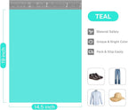 Metronic 500PC Poly Mailers 14.5x19, Sturdy Shipping Bags for Small Business, Waterproof Mailers Poly Bags, Strong Adhesive Shipping Envelopes for Clothing, Efficient Mailing Envelopes in Teal